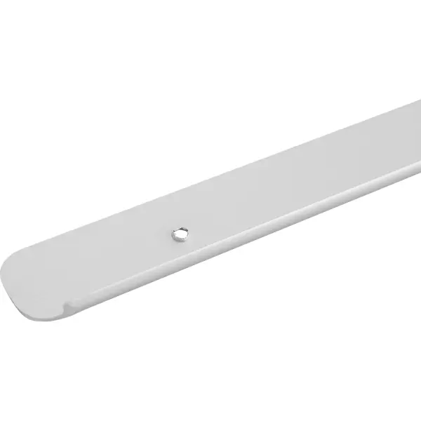 Планка торцевая U-образная R9 62.5x2.8 см для столешницы 2.8 см цвет матовый хром крепление для стеклянных столешниц d50 мм алюминий