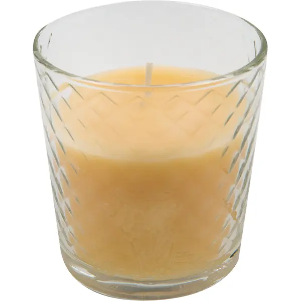 Свеча ароматизированная в стакане «Ваниль» свеча ароматизированная в стекле ваниль белая 8 см