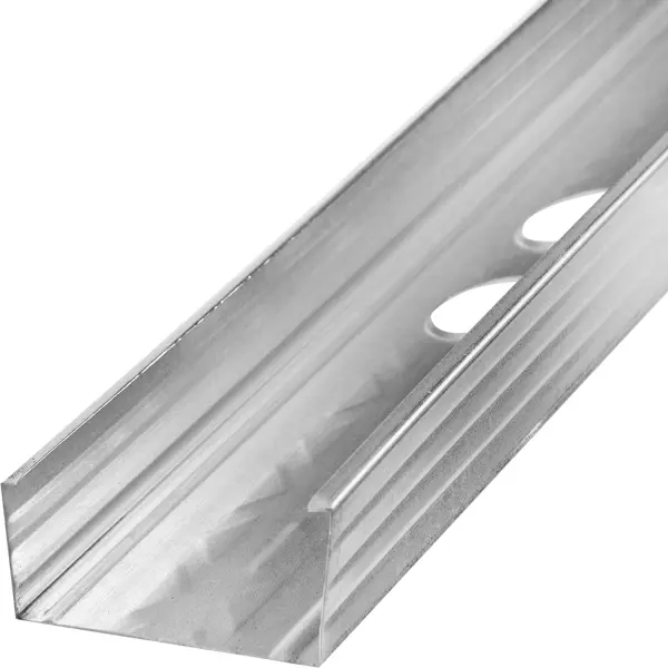 Профиль стоечный (ПС-6) Knauf 0.6 мм 100x50x3000 мм алюминиевый профиль 20x20 alm 2020 s 2m
