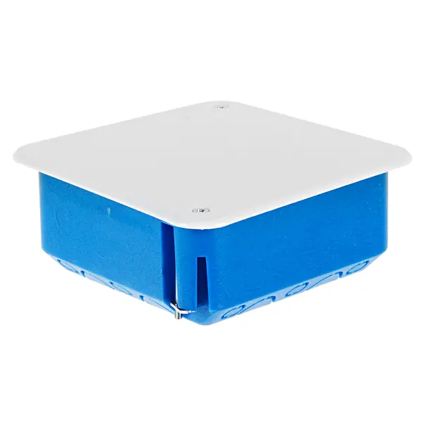 фото Распределительная коробка скрытая tyco 100х100х45 мм 18 вводов ip20 цвет синий без бренда