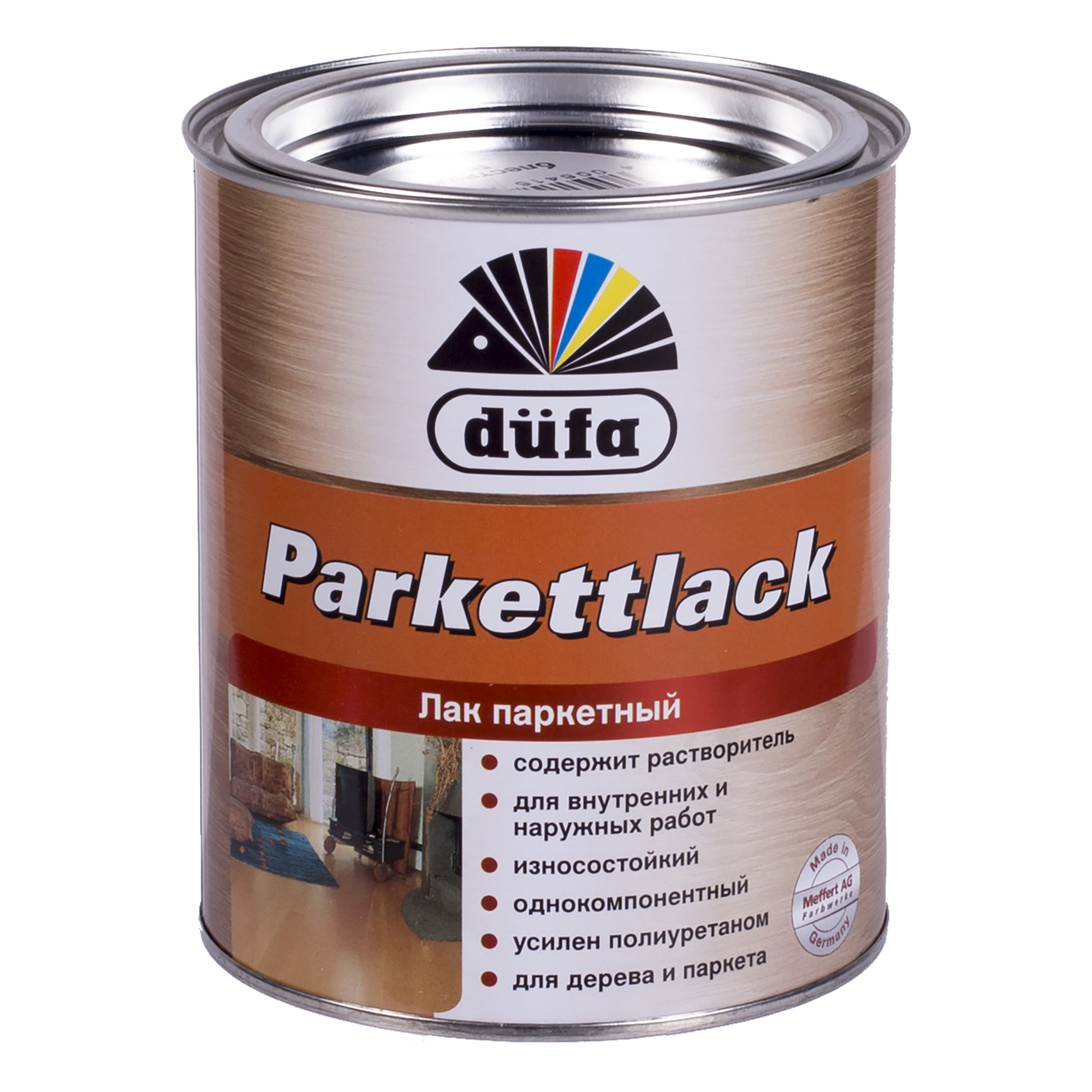  паркетный глянцевый Dufa Parkettlack 0.75 л  –  по .