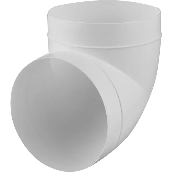 Колено для круглых воздуховодов Equation D150 мм 90 градусов пластик колено горизонтальное разноугловое для плоских воздуховодов equation 55х110 мм пластик