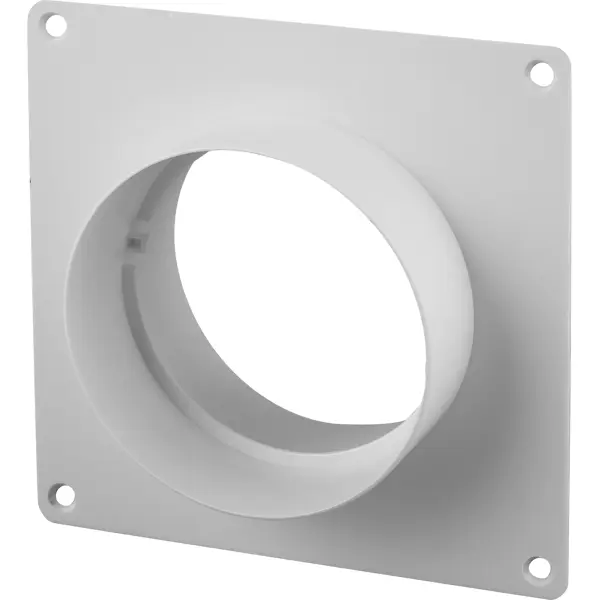 Пластина настенная с соединителем для круглых воздуховодов Equation D100 мм пластик пергамент силиконизированный для круглых форм gurmanoff d 36 см