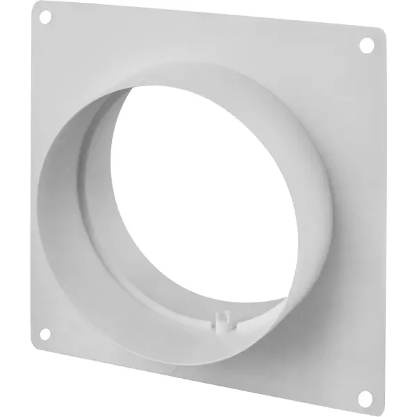 Пластина настенная с соединителем для круглых воздуховодов Equation D125 мм пластик комплект круглых табличек grm