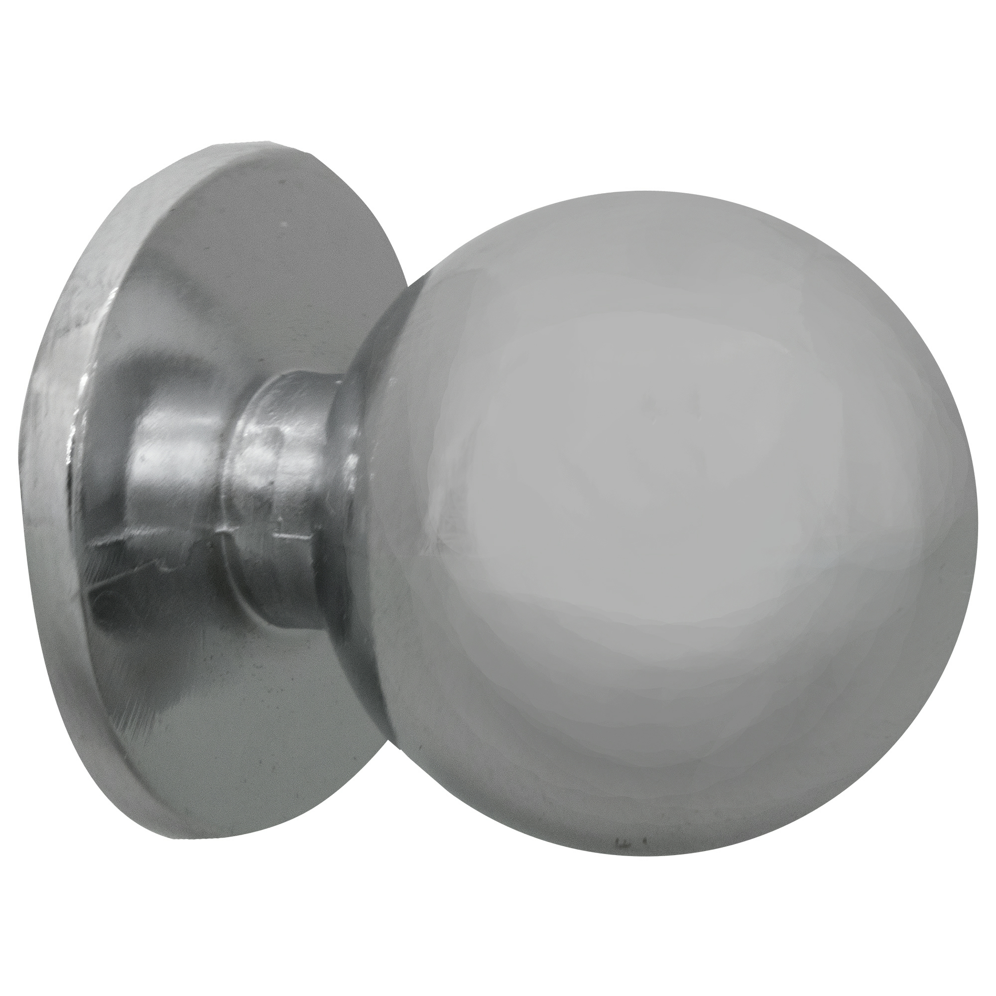 Ручка-кнопка Boyard rc423cp/w.4 металл цвет глянцевый хром