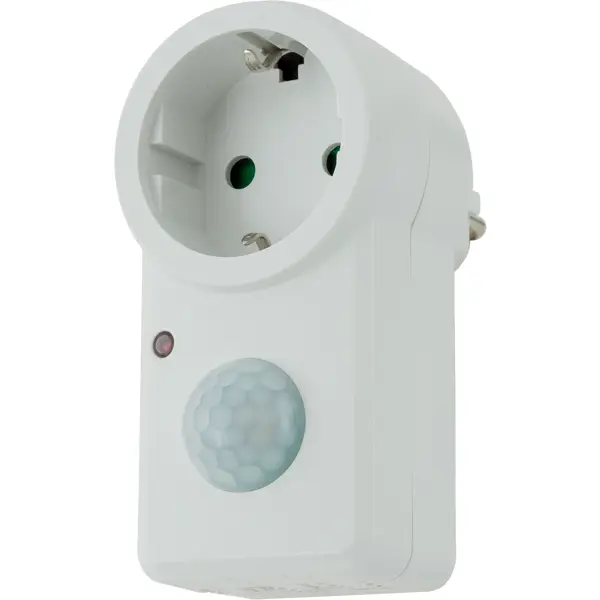 Датчик движения-розетка Smart Socket, 1200 Вт, цвет белый, IP20 датчик движения xiaomi motion sensor белый