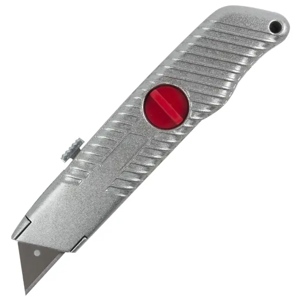 Нож строительный Matrix 18 мм, трапециевидное лезвие скребок matrix 100 мм фиксированное лезвие металлическая обрезиненная ручка 79545
