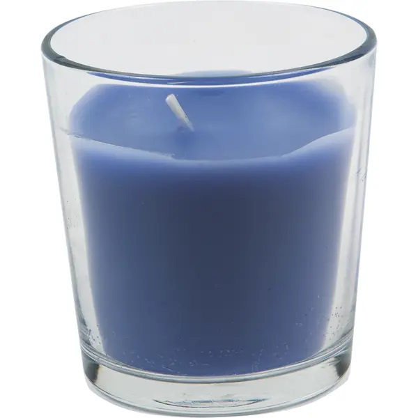 Свеча ароматизированная в стакане «Лаванда» свеча ароматизированная в стакане янтарь разно ная 8 см