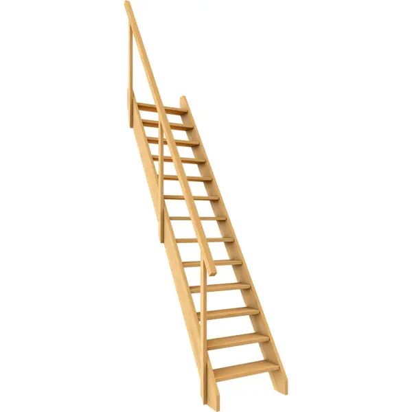 Лестница прямая ЛМ-02 прямая деревянная лестница тдв