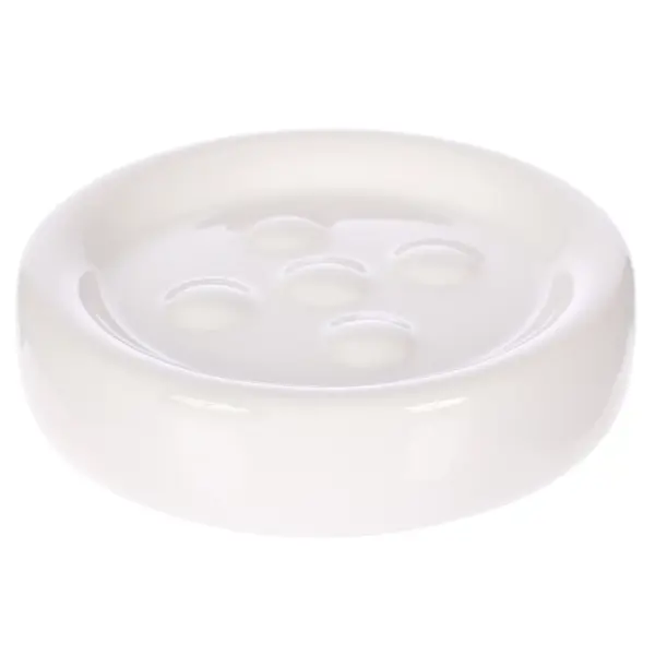 Мыльница настольная Sensea Essential керамика цвет белый пенал для ванной sensea essential 30x116x32 см дуб