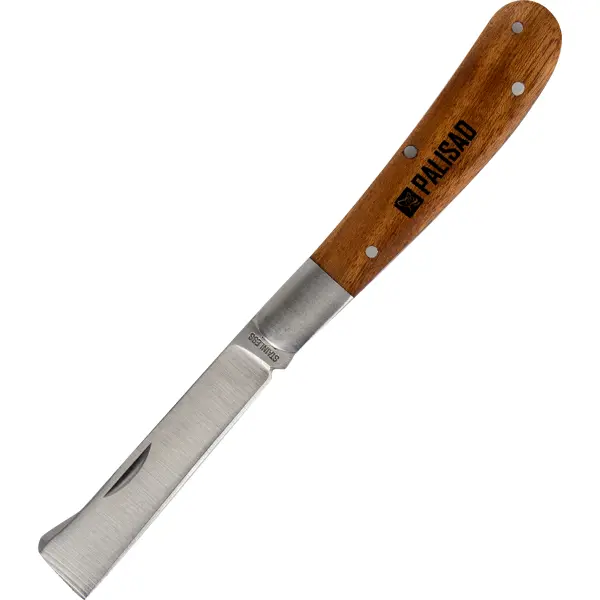 Нож для прививок, деревянная рукоятка паяльник зубр мастер деревянная рукоятка долговечное жало 150 вт 220 в