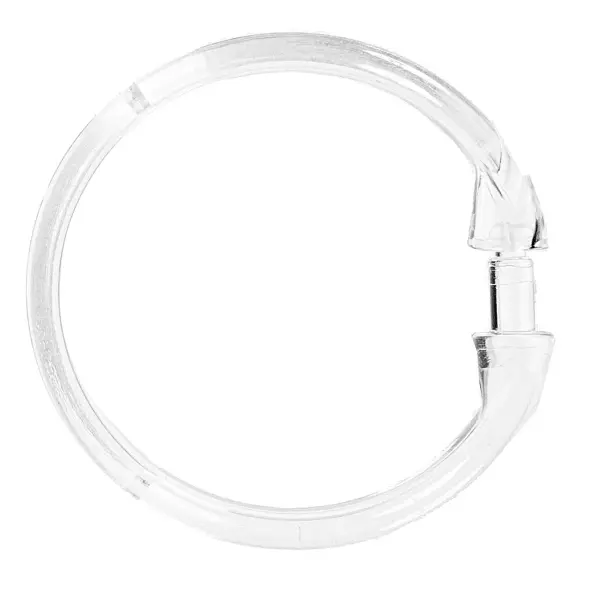 Кольца для шторок с клипсами Vidage цвет прозрачный кольца для шторок sensea пластиковые бежевый 12 шт