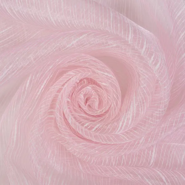 фото Тюль «дождик» 1 п/м 280 см органза цвет розовый без бренда