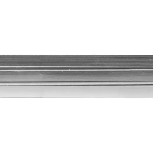 фото Порог разноуровневый (кант) artens скрытый, 30х900х0-8 мм, цвет алюминий