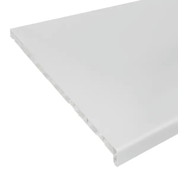 Подоконник ПВХ 1500x500 мм цвет белый подставка на подоконник