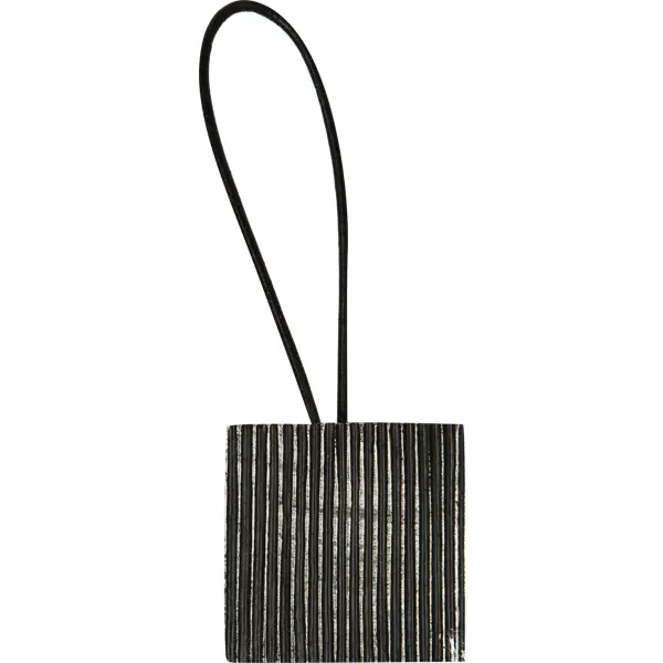 Подхват магнитный Inspire «Белиса» 5.8х34 см цвет чёрный прозрачные шторы для гостиной карманные оконные занавески
