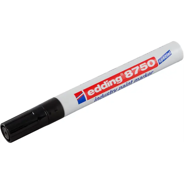 Маркер промышленный Edding, чёрный 2-4 мм универсальный маркер для промышленной графики edding