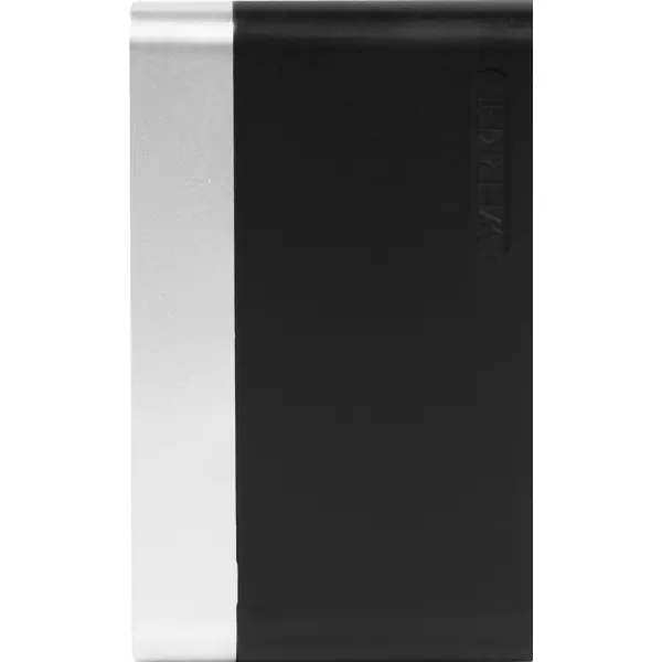 фото Розетка накладная werkel gallant с заземлением со шторками цвет чёрный с серебром
