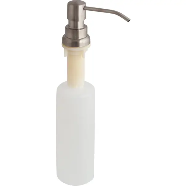 Дозатор для жидкого мыла врезной 350 мл цвет прозрачный модуль дозатора для жидкого мыла inda