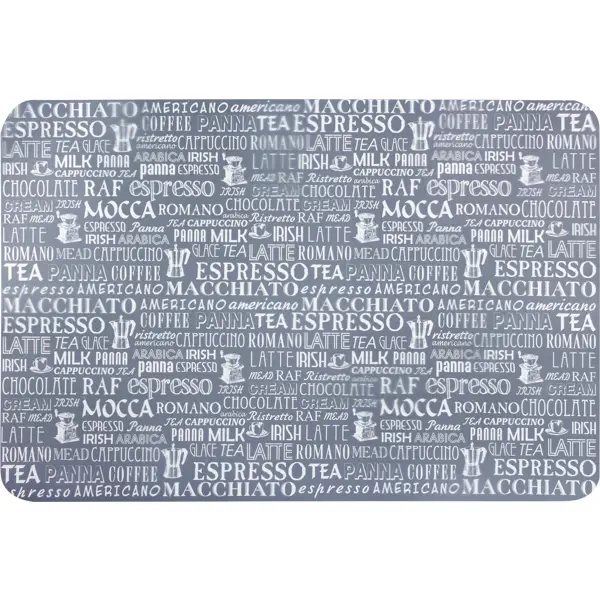 фото Салфетка-скатерть фраппе 60х90 см прямоугольная пвх цвет серый без бренда