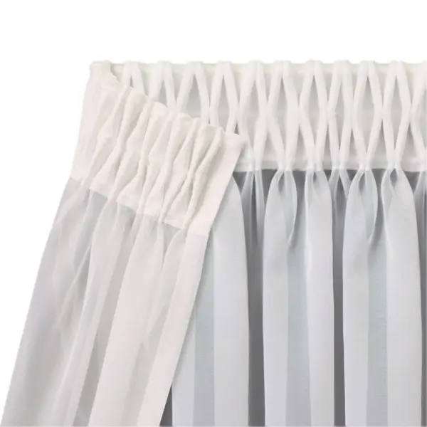 Лента шторная вафельная 60 мм цвет белый лента шторная параллельная 40 мм белый