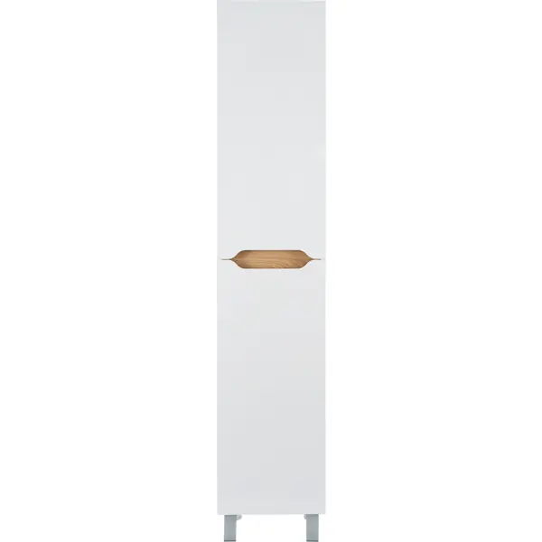 Пенал «Руан» 35 см цвет белый шкаф пенал асб мебель