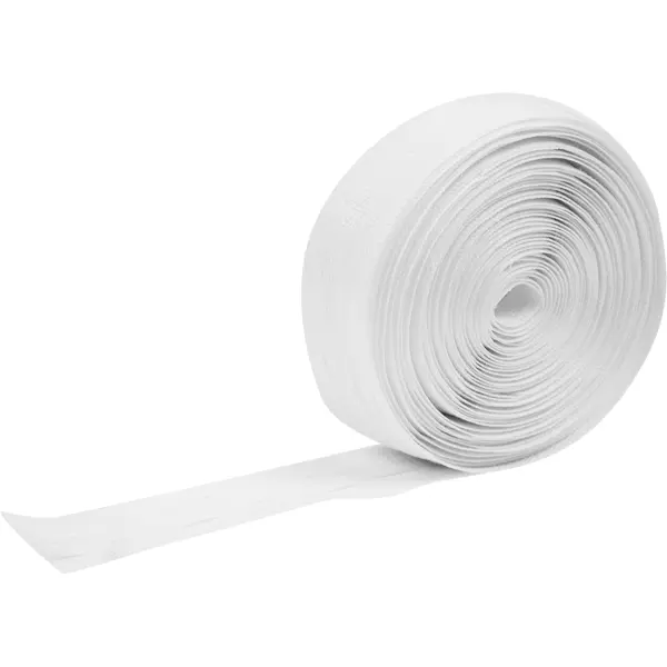 Лента шторная 25 мм цвет матовый белый лента шторная вафельная прозрачная 60 мм белый