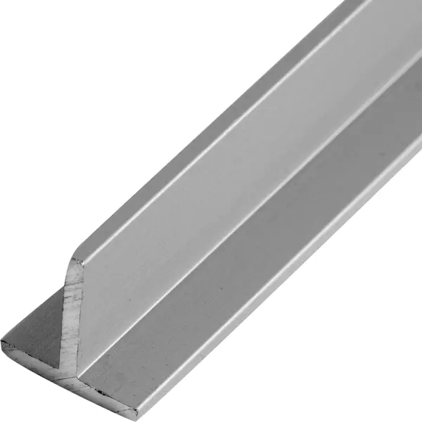 швеллер алюминиевый 20х20х20х15 мм 1 м серебро Тавр алюминиевый 15х15х2 мм 1 м цвет серебро