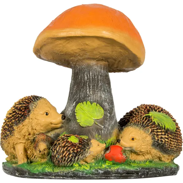 Фигура садовая «Гриб подосиновик с ежами» высота 35 см семена гриб подосиновик