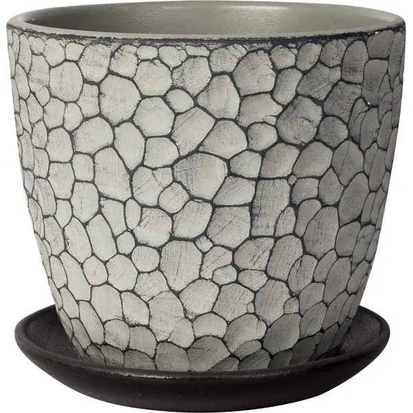 Горшок цветочный Манго ø15 v1.3 л бетон светло-серый столешница бетон светлый 120x3 8x60 см лдсп серый