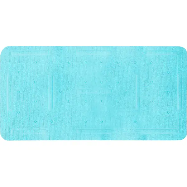 фото Коврик для ванны bacchetta 36х71 см цвет голубой