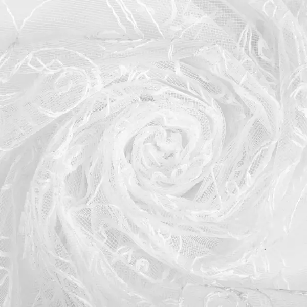 фото Тюль «романтик» вышивка 285 см цвет белый tex republic