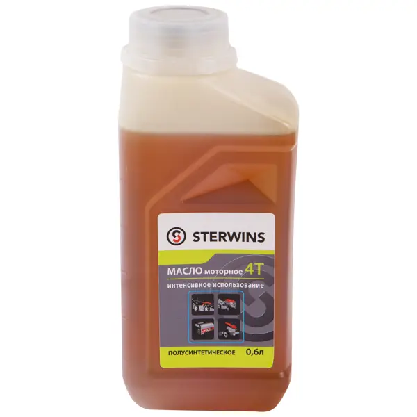 Масло моторное 4Т Sterwins 10W-40 полусинтетическое 0.6 л масло моторное полусинтетическое 10w40 rolf energy 1 л 322424