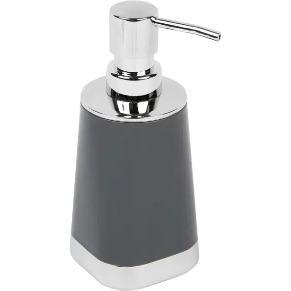 Дозатор для жидкого мыла Gloss цвет тёмно-серый колба для дозатора жидкого мыла langberger