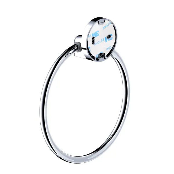 фото Держатель для полотенец sensea elliot кольцо 15 см цвет серебро