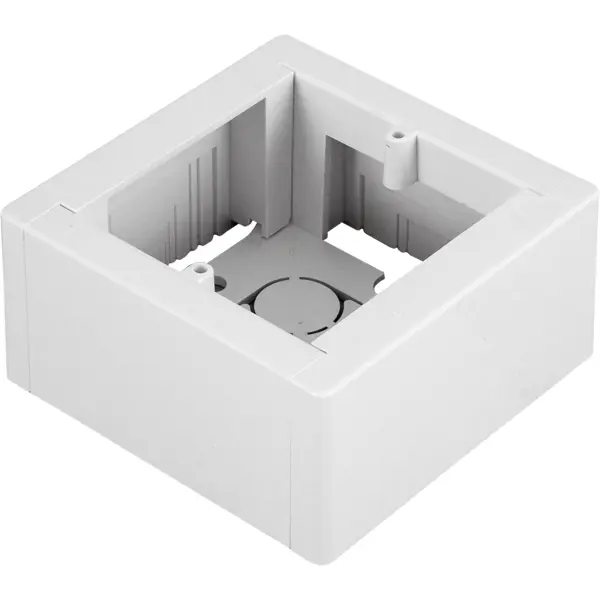 Коробка распределительная К-440 88х88х42.5 мм цвет серый, IP20 розетка открытой установки 1 гнездо с заземлением 16 а 250 в пластик ip20 белая iek рс20 3 об октава ero11 k01 16 dc