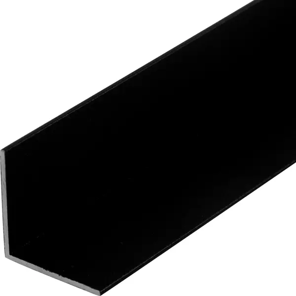 Уголок алюминиевый 20х20х1 мм 1 м черный муар дырокол металлический brauberg heavy duty до 150 листов черный 226870
