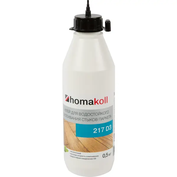 Клей для стыков паркетной доски Хомакол (Homakoll) 0.5 кг клей водно дисперсионный homakoll для паркета 4 кг