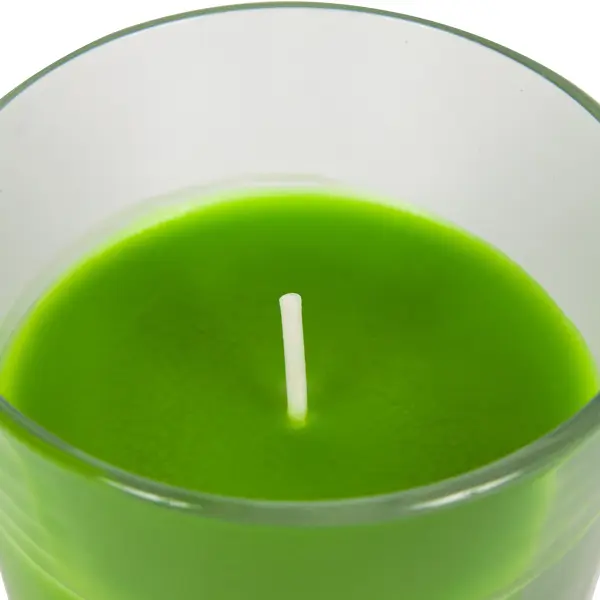 фото Свеча ароматизированная в стакане «зелёное яблоко» без бренда