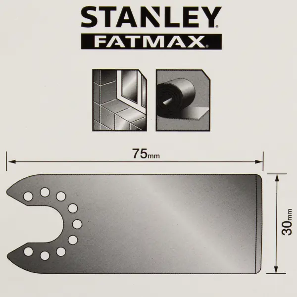 фото Шпатель гибкий stanley fatmax для клея, лака, герметика