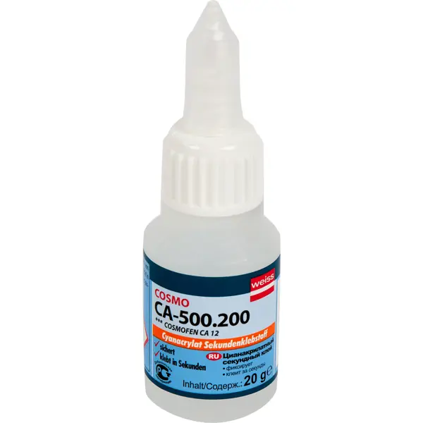 Супер-клей Cosmofen CA-12 20 г клей cosmofen для пвх однокомпонентный 20 г ca 500 200 20 ca 12