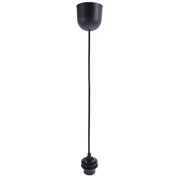 Подвесной светильник July купол 1xE27x60 Вт пластик цвет чёрный крючок малый elikor 111 113 70 мм пвх чёрный