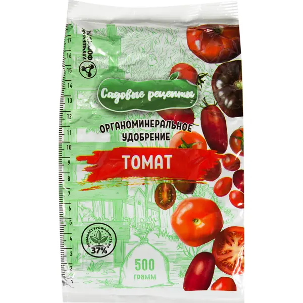 Удобрение для томатов Садовые рецепты 500 г рио витаминно минеральные гранулы для волнистых и средних попугаев 120 гр
