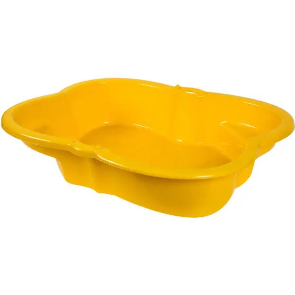 Песочница детская 96х72 см пластик цвет жёлтый горка детская пластик красный зеленый до 30 кг