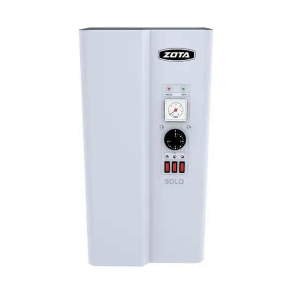 Электрический котел 6 кВт Zota Solo - 6 220/380 В одноконтурный настенный котел пеллетный zota pellet 40 s 40 квт pl 493112 2040