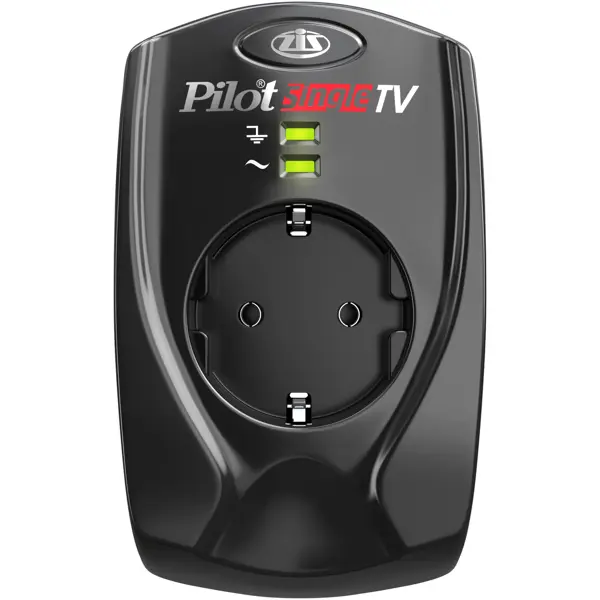 Сетевой фильтр Pilot Single TV 1 розетка с заземлением 3500 Вт цвет черный шар сцепного устройства 2 50 8 мм v5 3500 lbs 33052shar