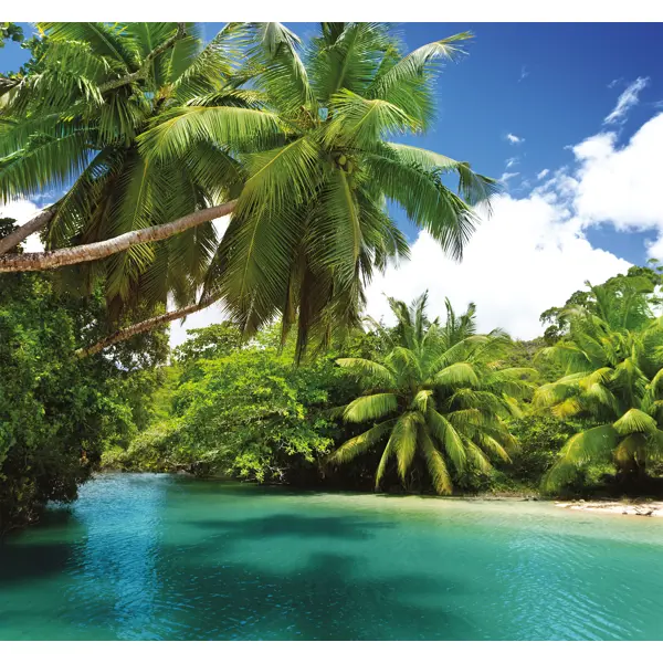 фото Фотообои 3d flizart «тропический остров», флизелиновые, 300x280 см fbrush