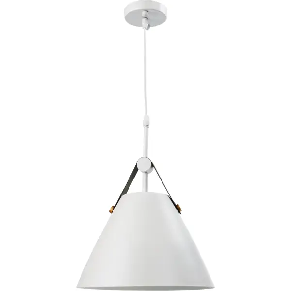 фото Светильник подвесной decize l1150-1, 1 лампа, 2 м², цвет белый lamplandia