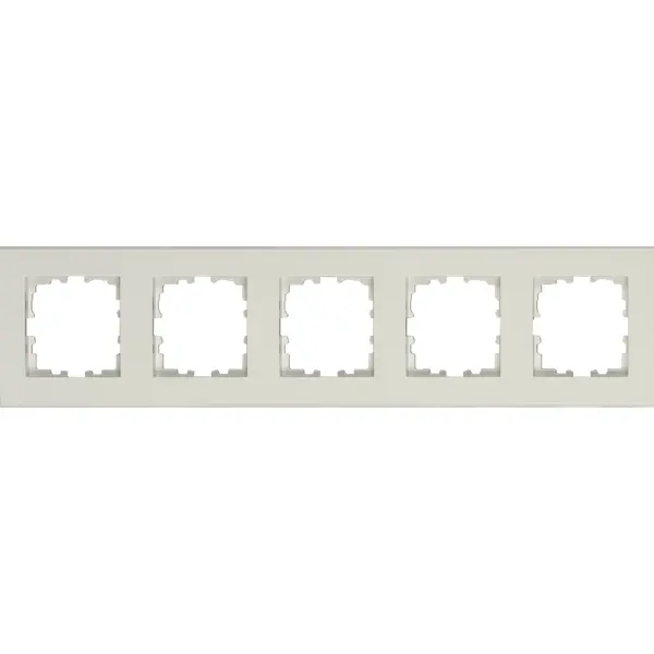 Рамка для розеток и выключателей Lexman Виктория плоская 5 постов цвет белый рамка для розеток и выключателей lexman виктория плоская 2 поста жемчужно белый