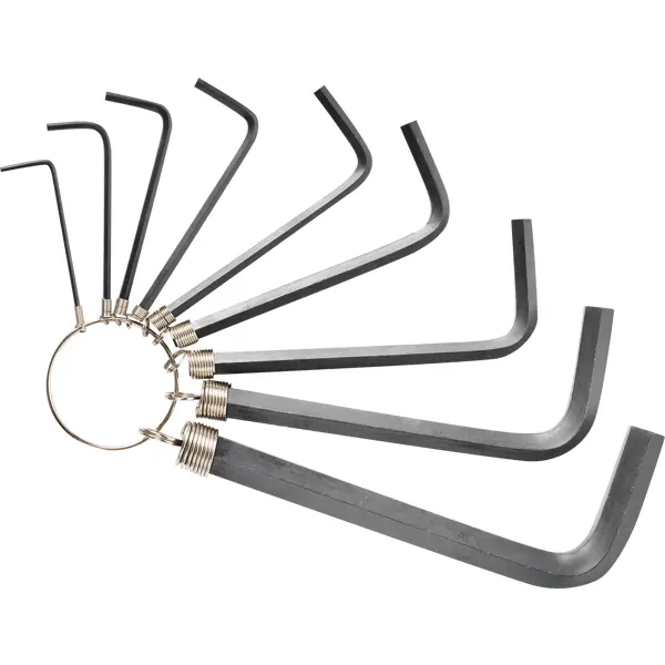 Набор ключей имбусовых шестигранных MER153 1.5-10 мм, 9 предметов